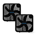 Black 3 Speed 20in Floor Box Fan, 2 Pack M40423