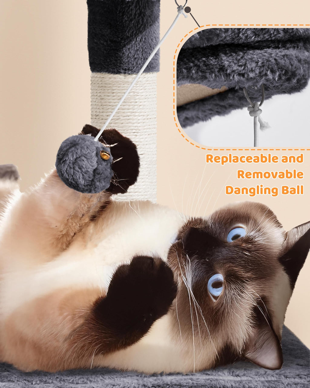 63in Large Cat Tree E445
