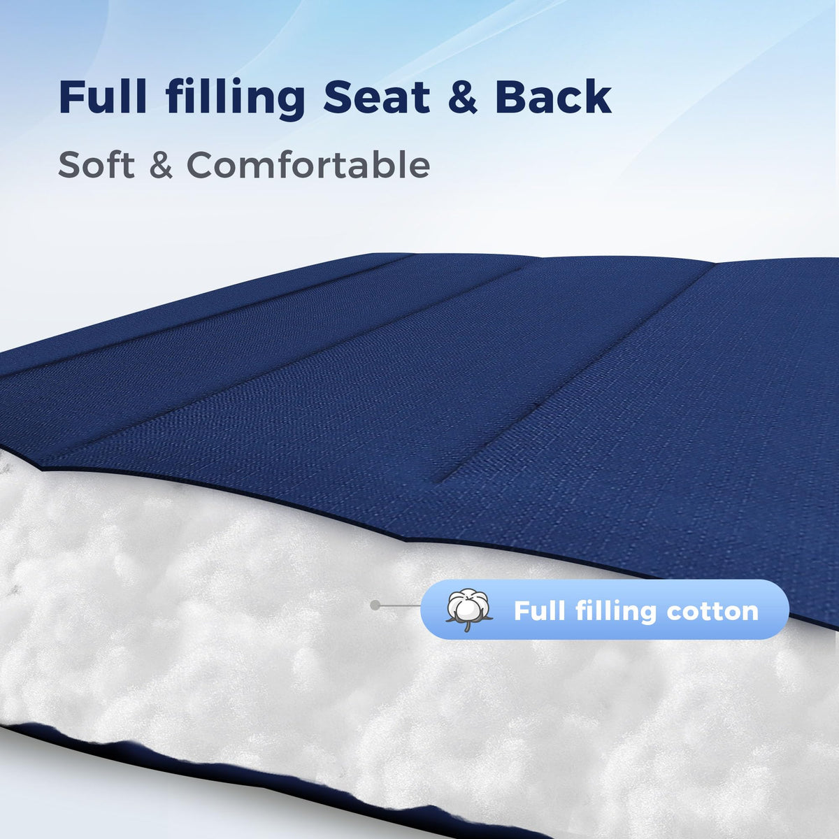 Foldable Zero Gravity Chair Set of 2 Blue X29869