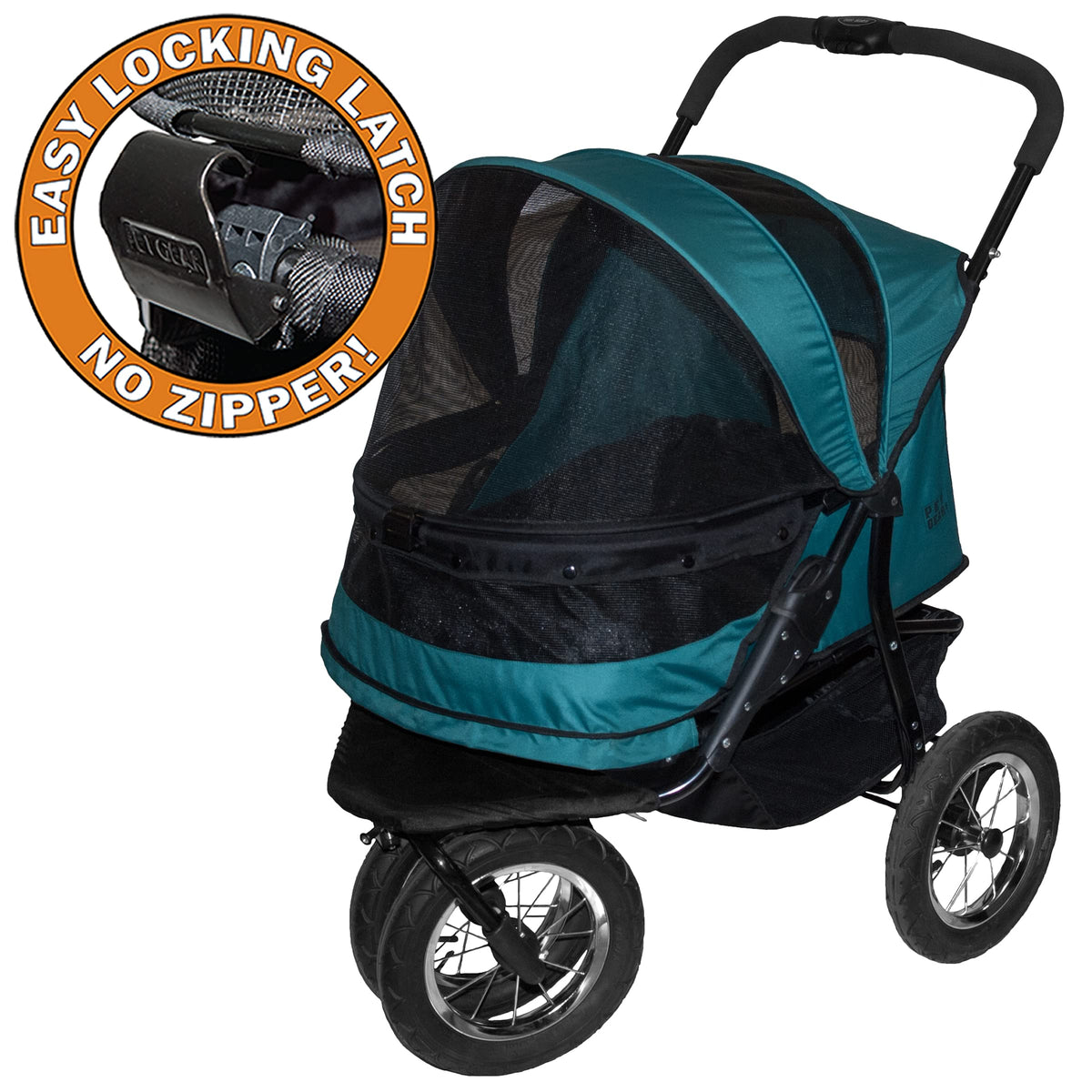 Double Pet Stroller with Weather Cover K288