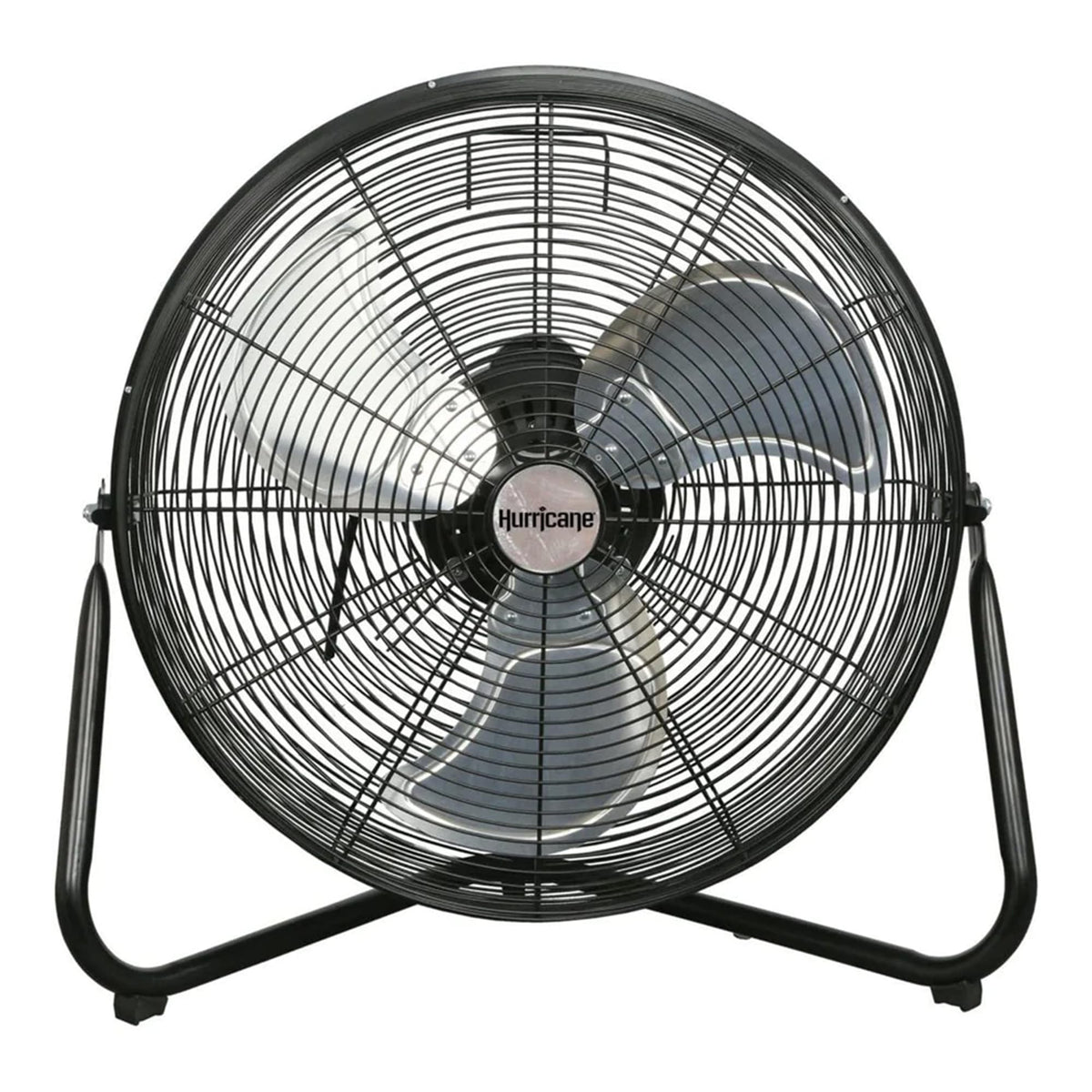High Velocity Metal Orbital Floor Fan, 3 Speeds, Black, 20in N373501