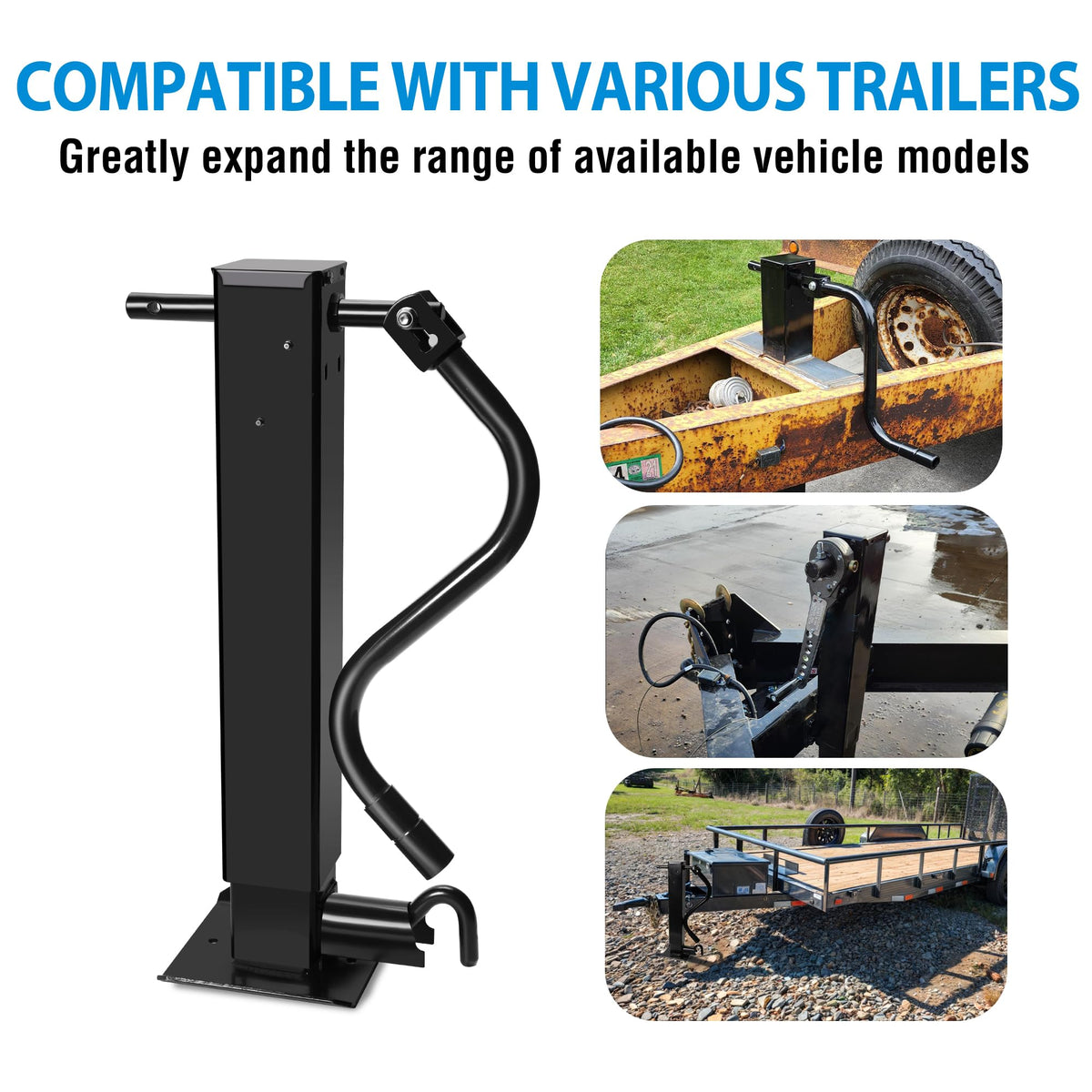12000lbs Capacity Heavy-Duty Trailer Jack L672055