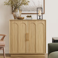 31.5" Oak Sideboard Buffet Cabinet with Storage C523